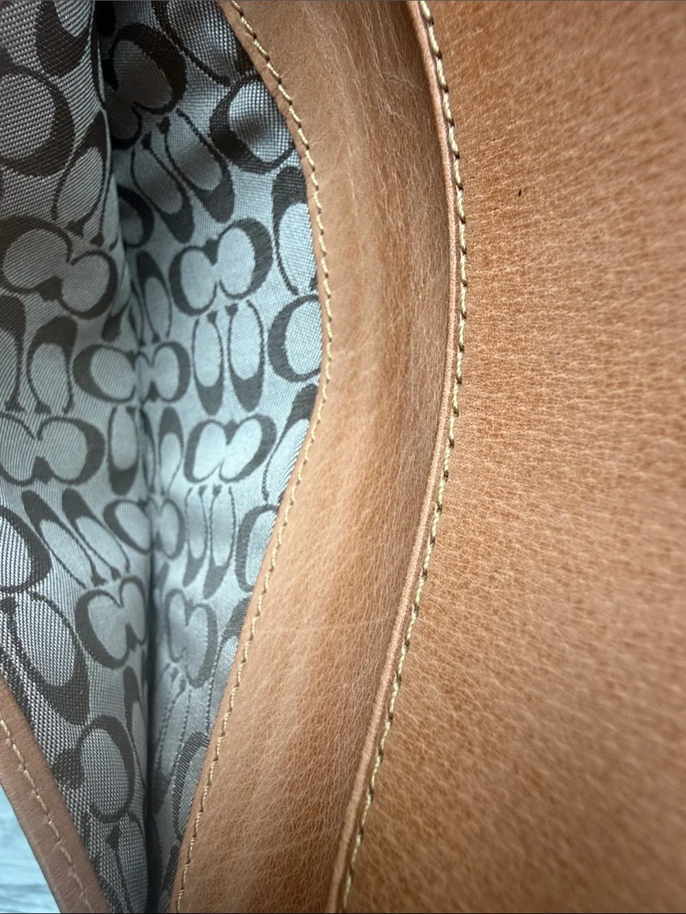Coach classic leather